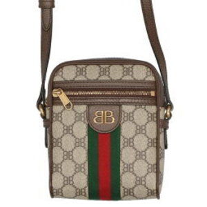 BALENCIAGA GUCCI BB all over shoulder bag beige tone